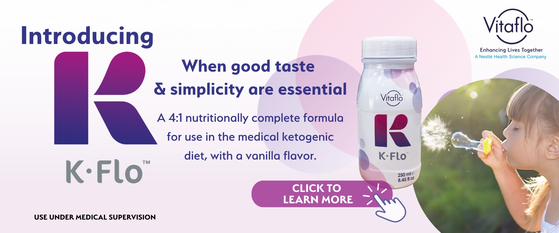 K·Flo web banner